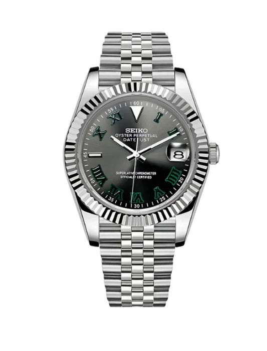 Datejust Mod Silver ~ Wimbledon